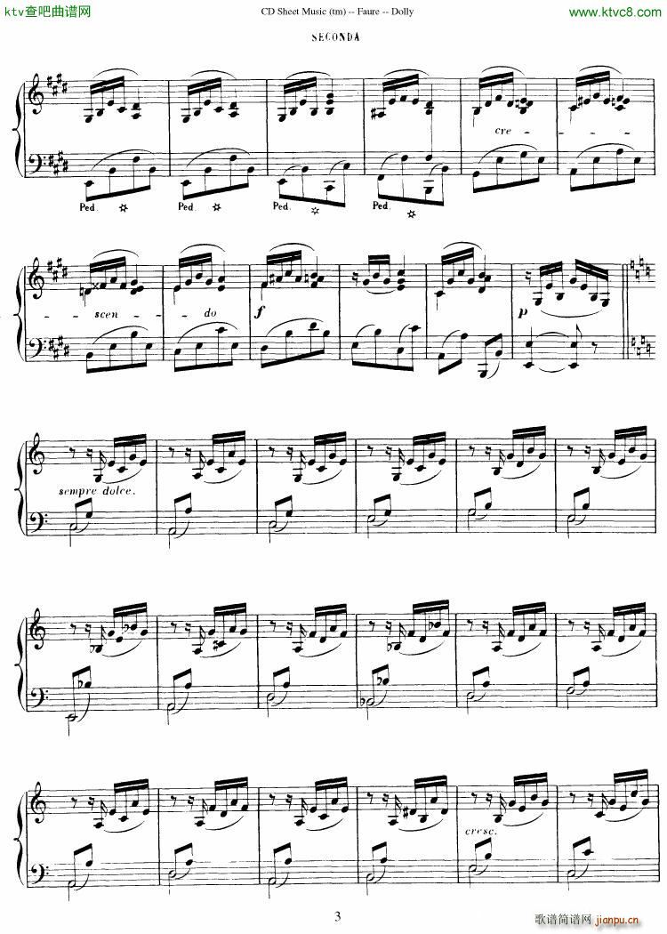 Fauré op 56 Dolly Suite4