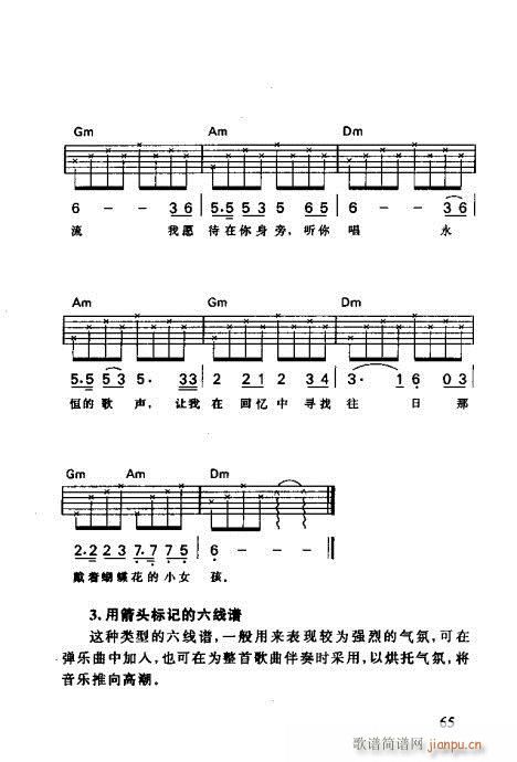怎样识吉他六线谱60-805