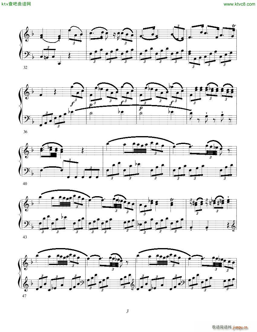 Clementi op 1a No 1 Sonate F major3