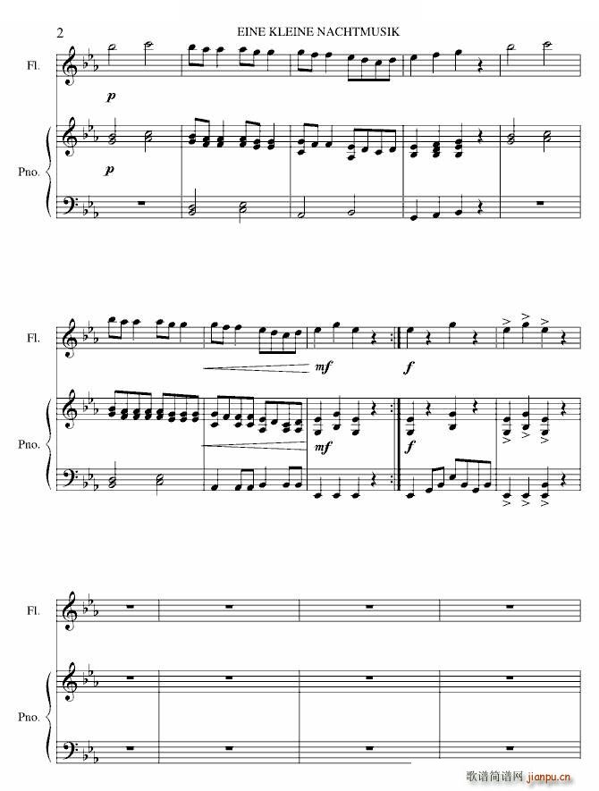 Eine Kleine Nachtmusik 第一小夜曲_莫扎特2