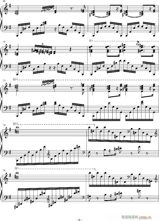 诺玛的回忆（十大最难钢琴曲之一）_李斯特6