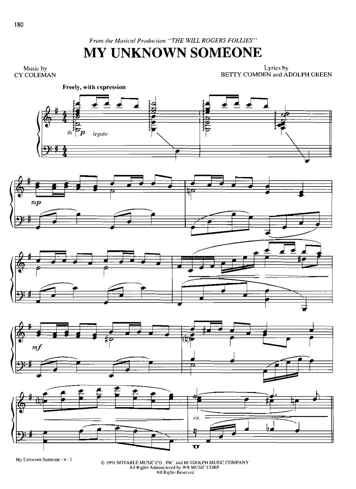 MY UNKNOWN SOMEONE(Dan Coates 流行情调 集)1