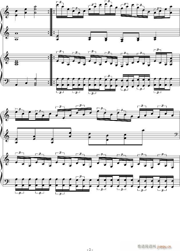 双钢琴快速协奏练习曲_zxbb2