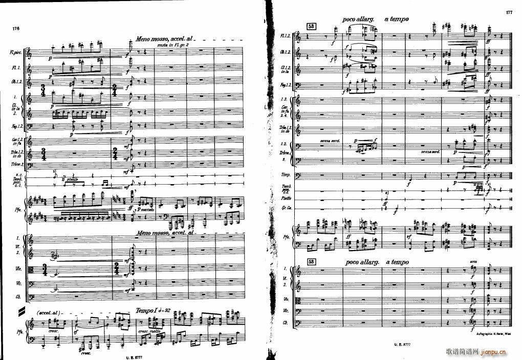 Bartok SZ 83 Piano Concerto No1 Full Score 二48