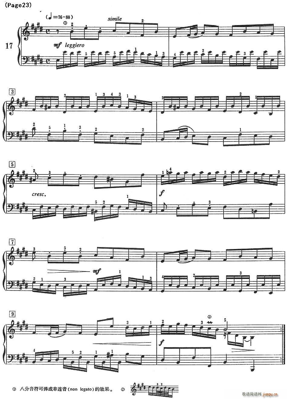 巴赫小前奏曲（NO 17-NO 18)1