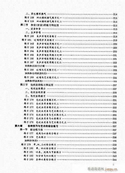 竹笛实用教程 目录11
