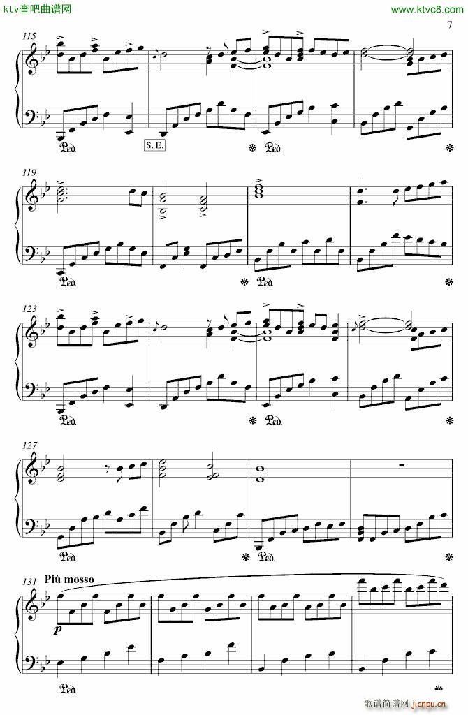 极品钢琴 主题钢琴曲 为你微笑7