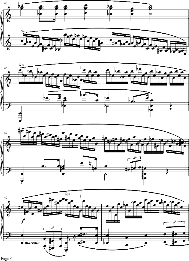 肖邦冬风练习曲-钢琴谱(钢琴曲)-肖邦-chopin6