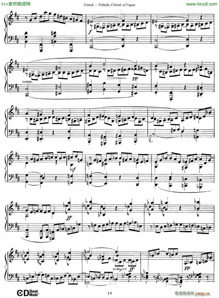 Franck Prélude Choral et Fugue9