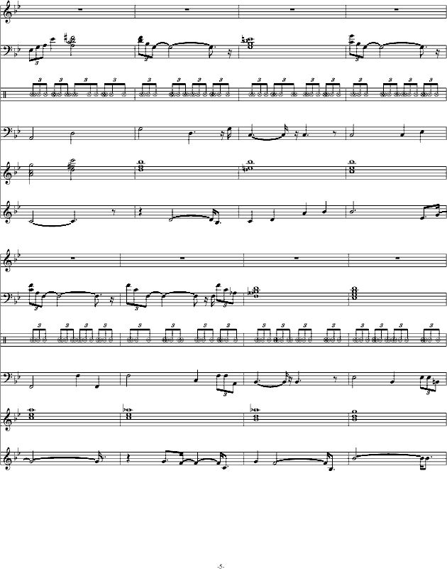 熟悉的旋律-钢琴谱(钢琴曲)-swenl5