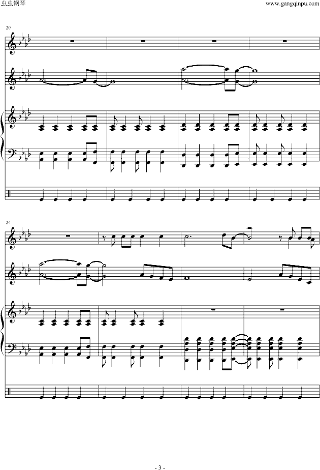viva la vida-钢琴谱(钢琴曲)-coldplay3