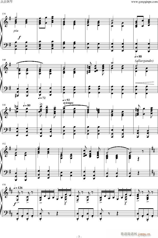 爆难第一号威风凛凛进行曲钢琴_埃尔加-Edward Elgar7