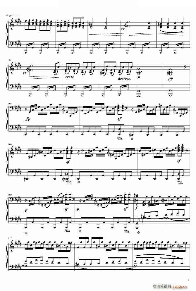 《月光奏鸣曲》第三乐章-雨田版_贝多芬 beethoven6