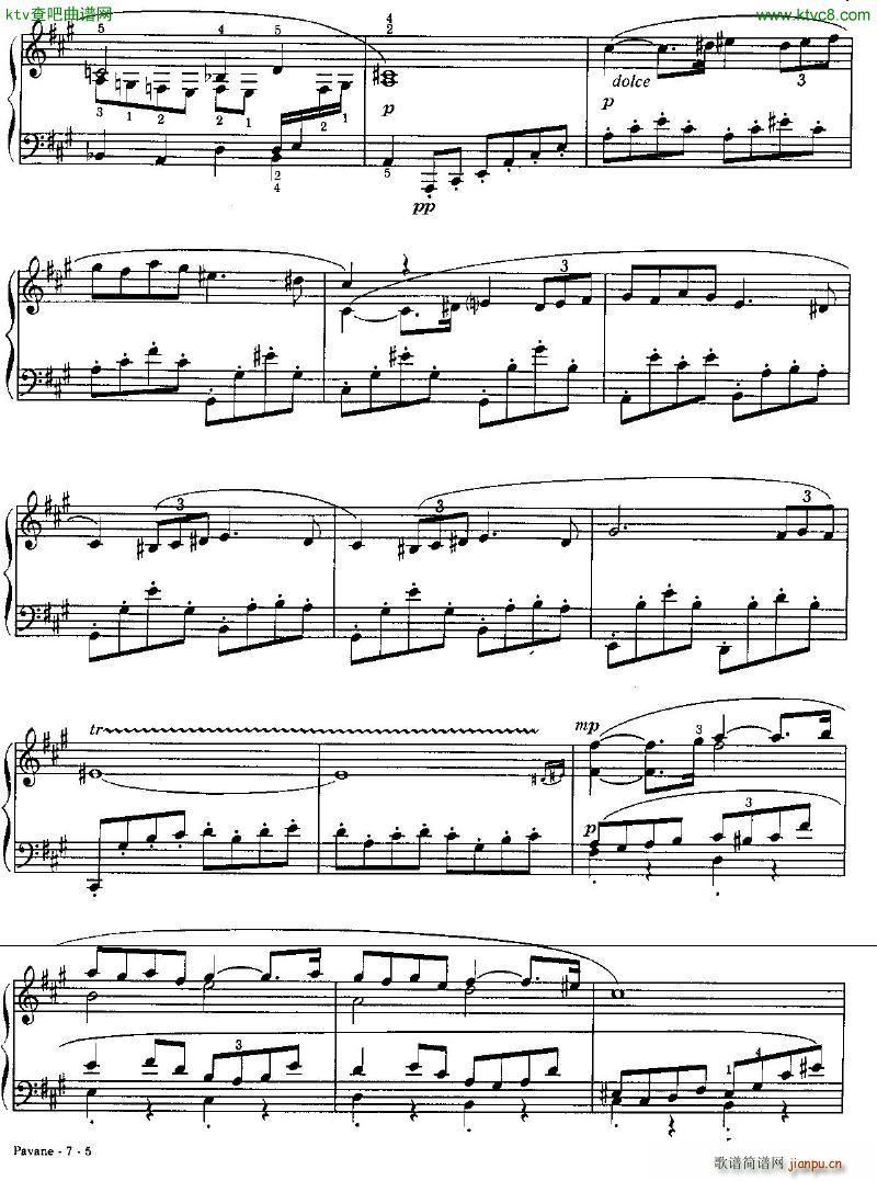 Faure 050 Pavane arr piano solo R Schultz5