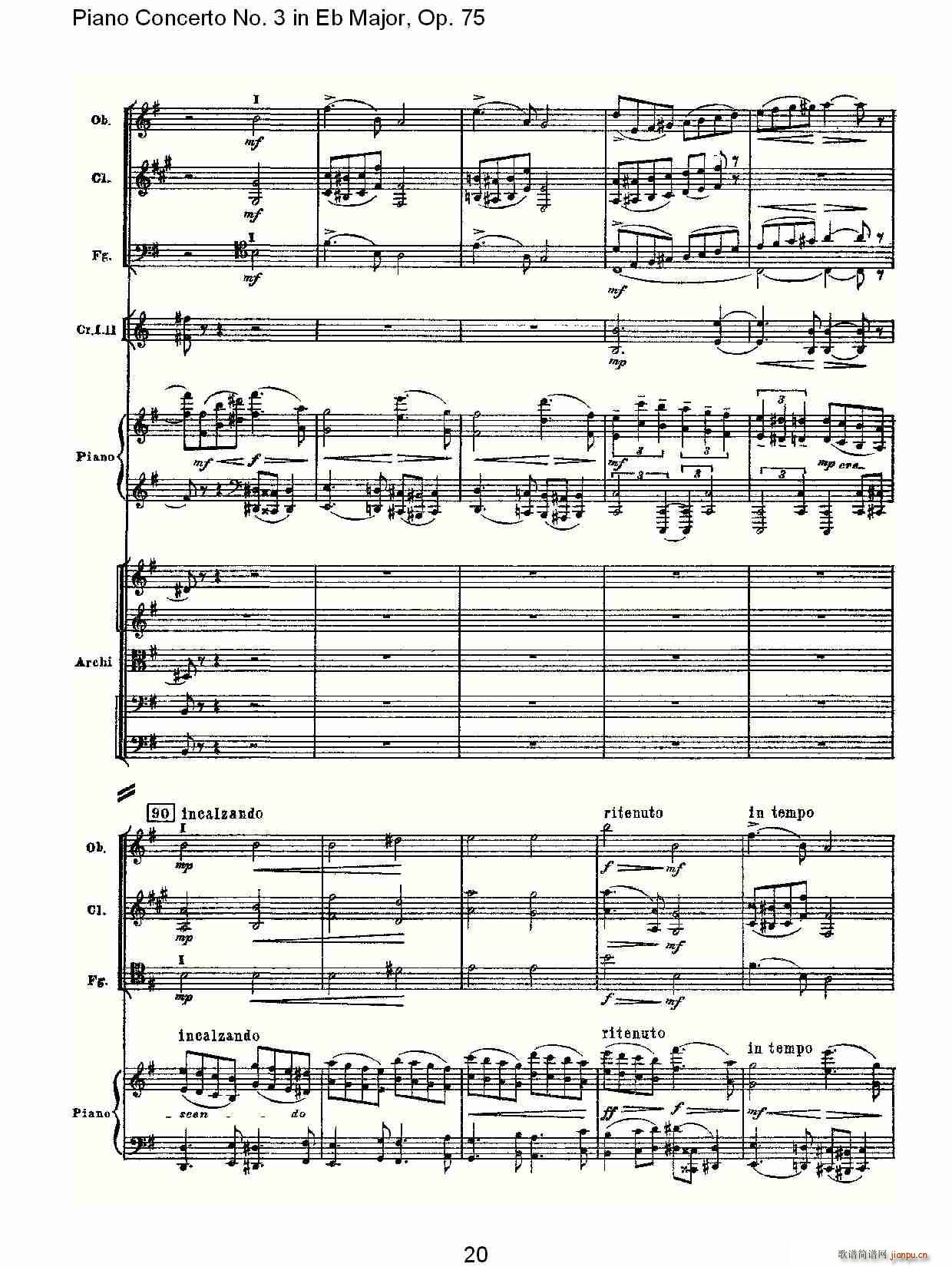 Piano Concerto No.3 in Eb Major,Op.75（Eb大调第三钢琴协奏曲）_彼得・伊利奇・柴可夫斯基20