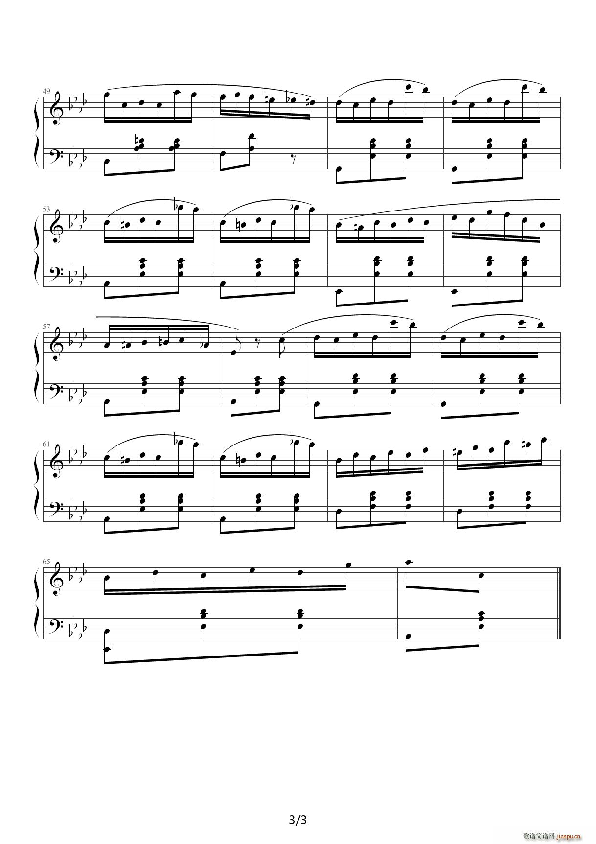 圆舞曲(遗作) 降A调3