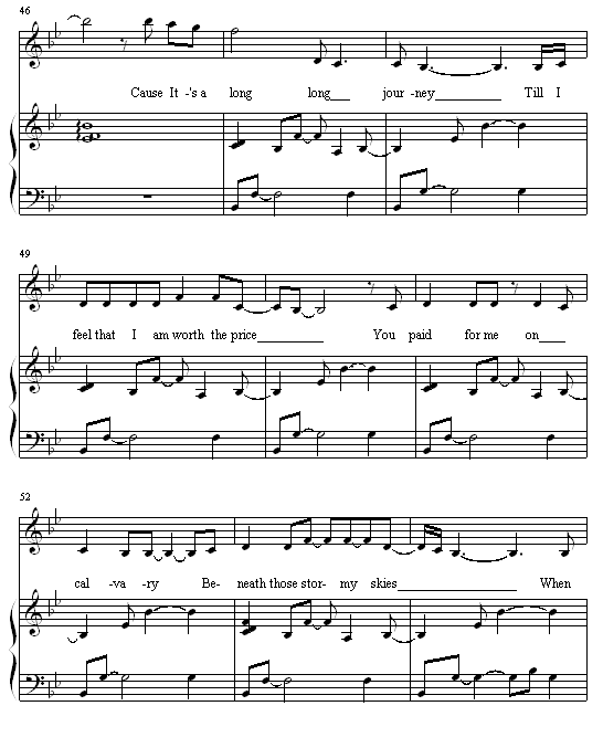 Journey - 弹唱版-钢琴谱(钢琴曲)-张韶涵6