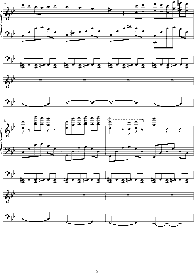 冰冻的心-钢琴谱(钢琴曲)-ellocz3