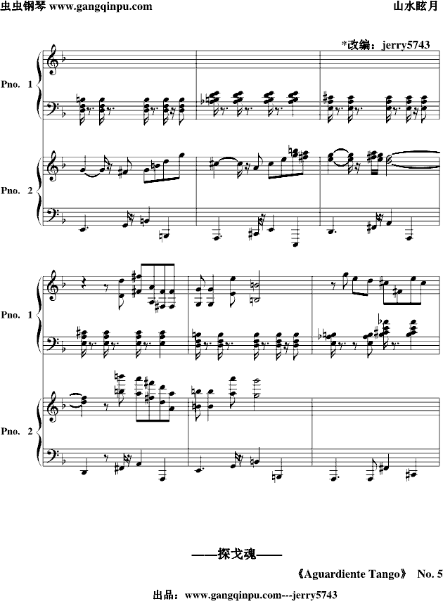 Giuseppe D'agostino（�p��琴）-钢琴谱(钢琴曲)-jerry57435