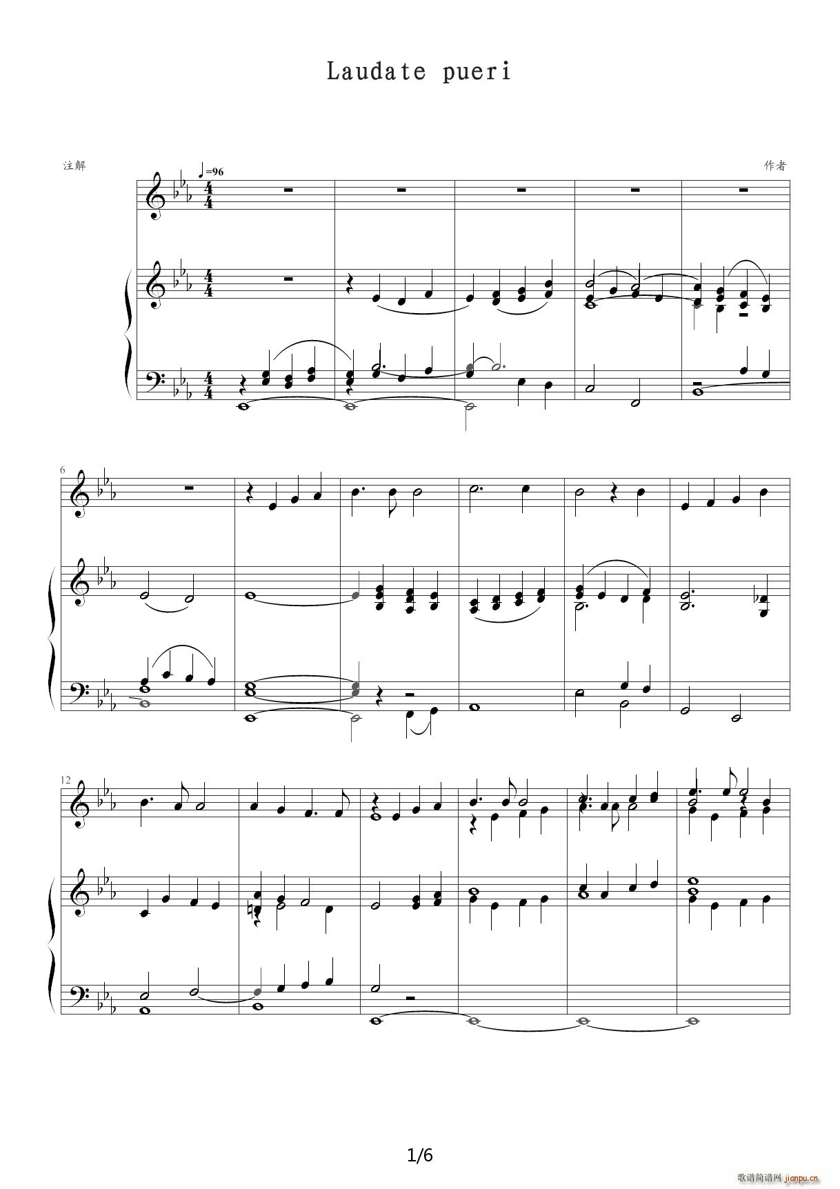 Laudate pueri(Opus 39 Nr 2)1