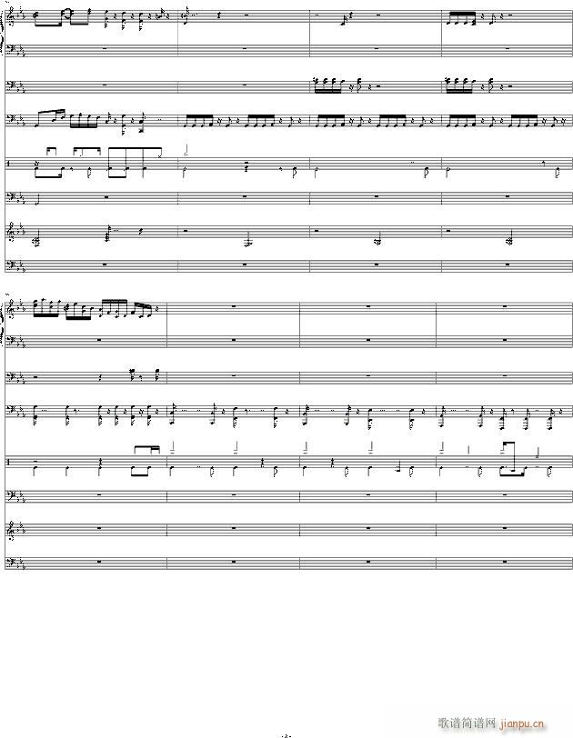 克罗地亚第四狂想曲-总谱2