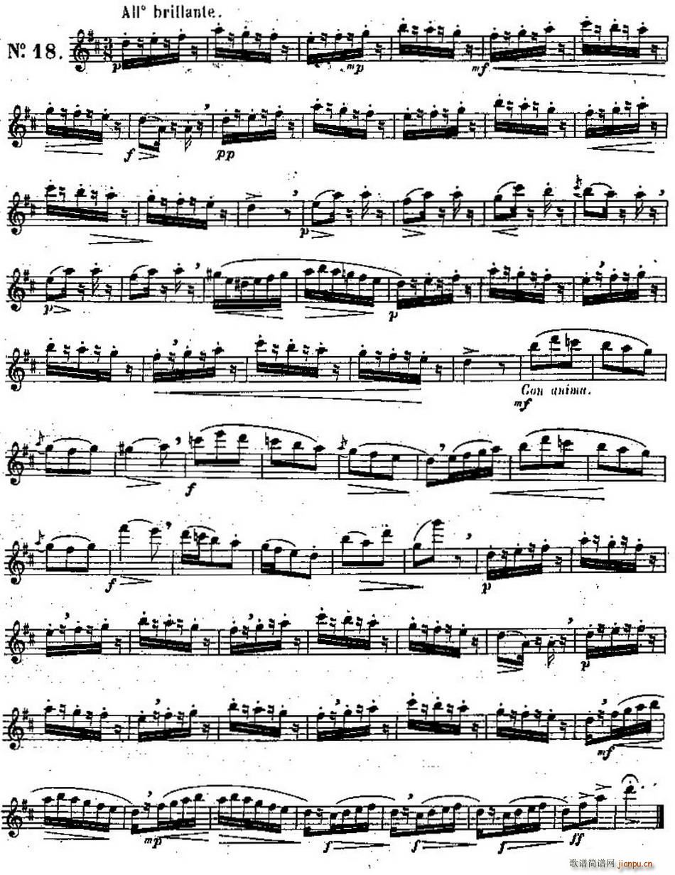 二十首练习曲作品131号(NO 18)1