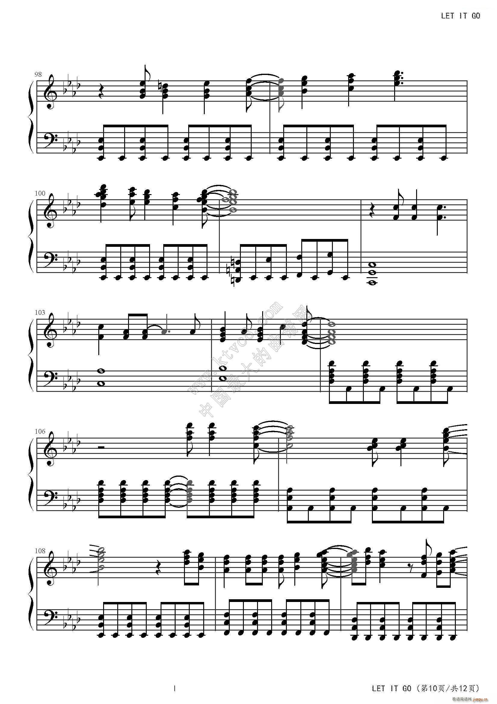 LET IT GO（FROZEN）10