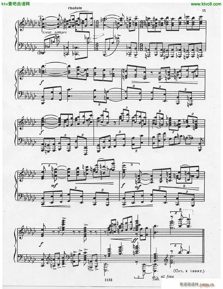 Anatoly Alexandrov Opus 1 preludes_杨波7