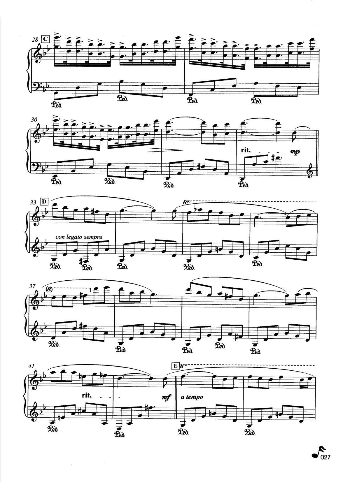 悲哀的结束(又名《野花》 钢琴名曲最新精选)_理查德 克莱德曼3