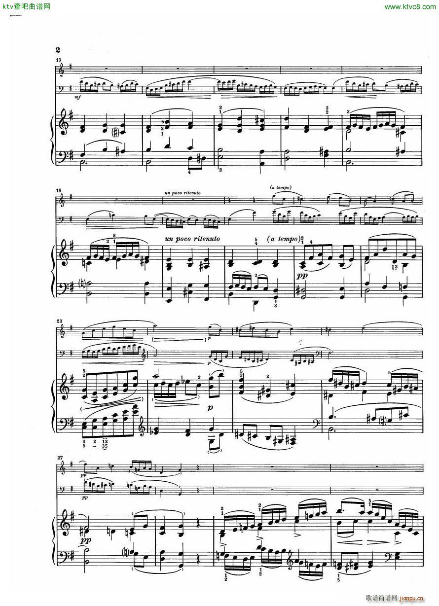 Debussy Trio en Sol2