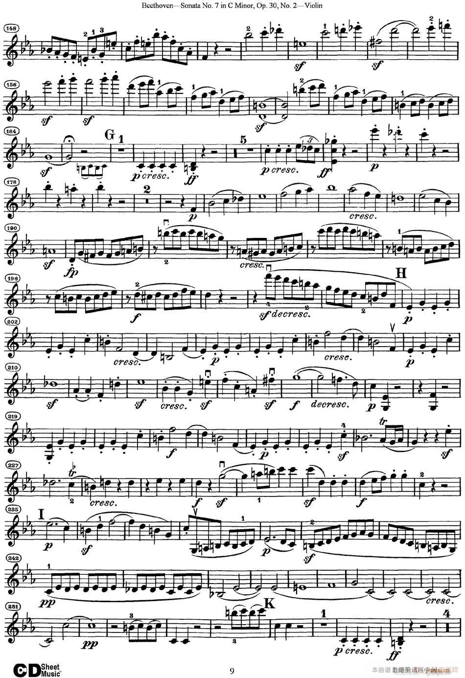 Violin Sonata No 7 in C Minor Op 30 No 29