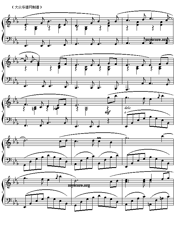 流行钢琴曲:月亮代表我的心(汤尼曲 徐新圃改编)2