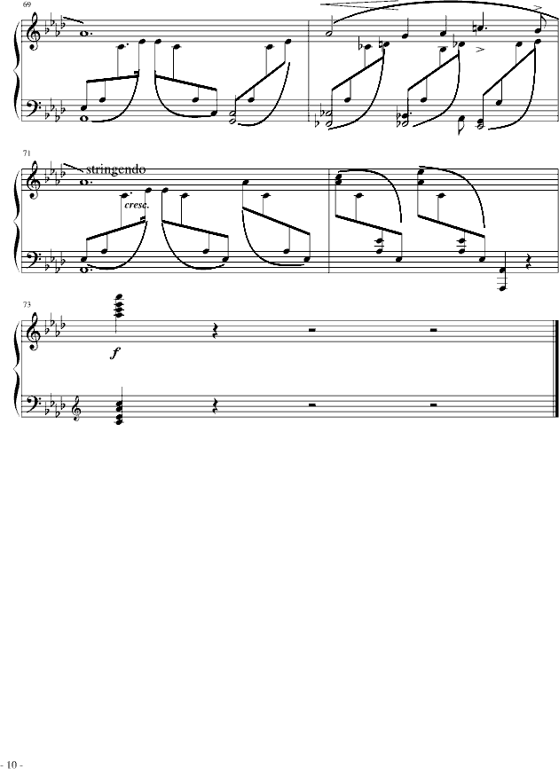 《奉献》李斯特改编-钢琴谱(钢琴曲)-李斯特10