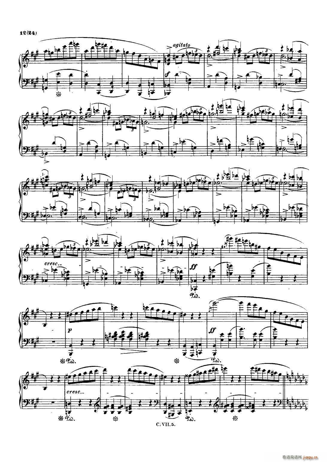 肖邦 钢琴谐谑曲 Chopin Scherzo（No 2 降b小调 Op 31）11