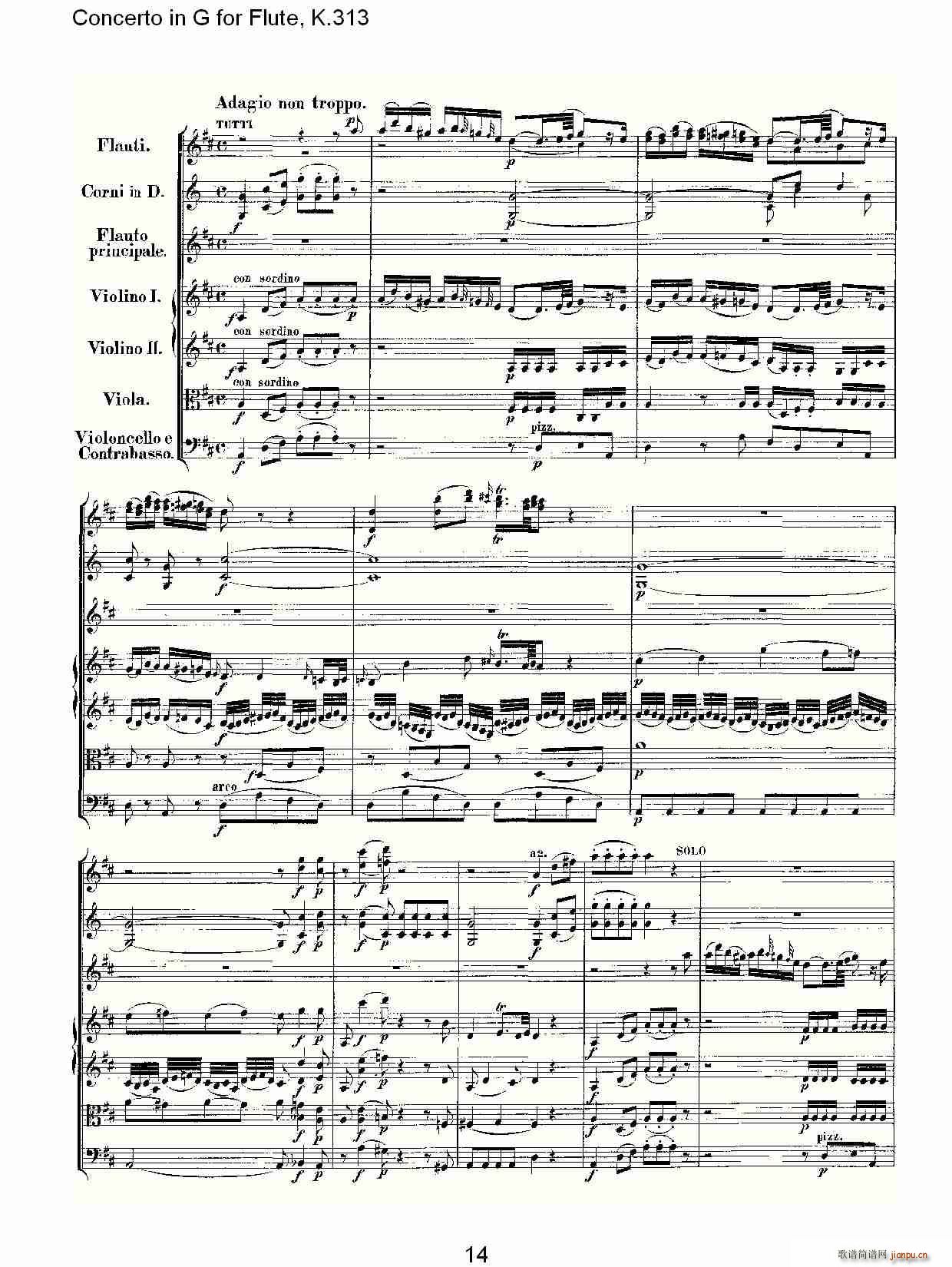 Concerto in G for Flute, K.313（G调长笛协奏曲, K.313）15
