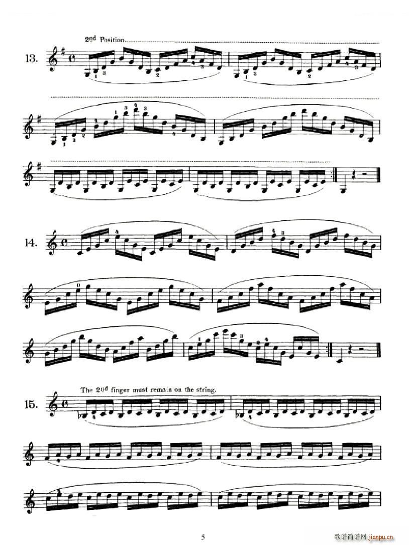 School of Mechanism Op 74（小提琴技巧 作品 74）5