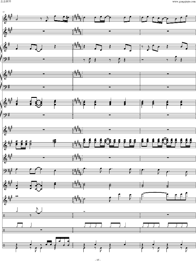 童话(音效经修改)-钢琴谱(钢琴曲)-swenl15