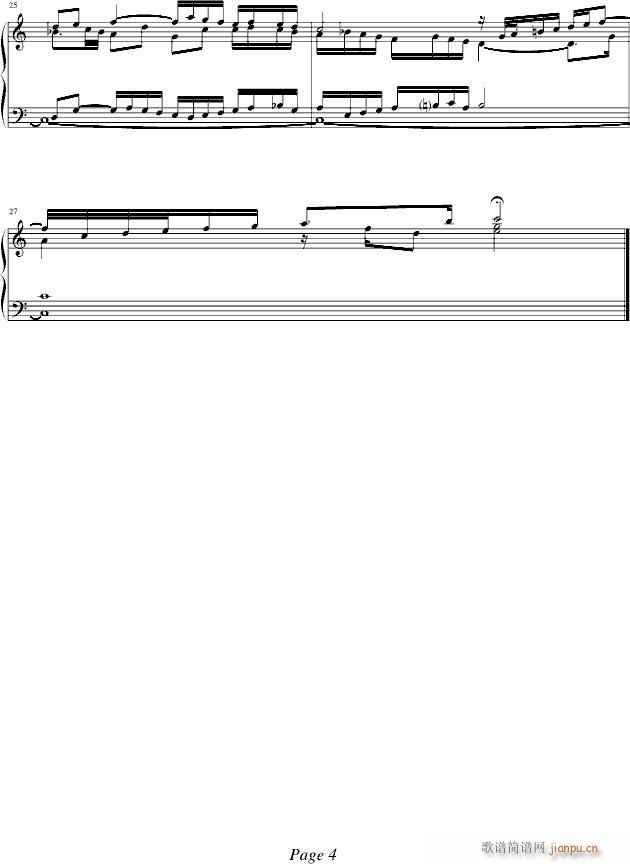 巴赫Fuga I(BWV 846-2)_巴赫-P.E.Bach4