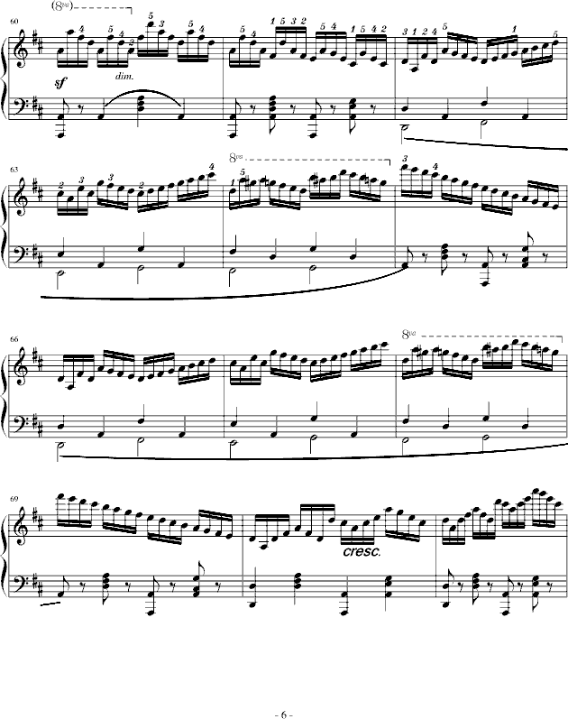 练习曲Op.740 No.3-钢琴谱(钢琴曲)-车尔尼-Czerny6