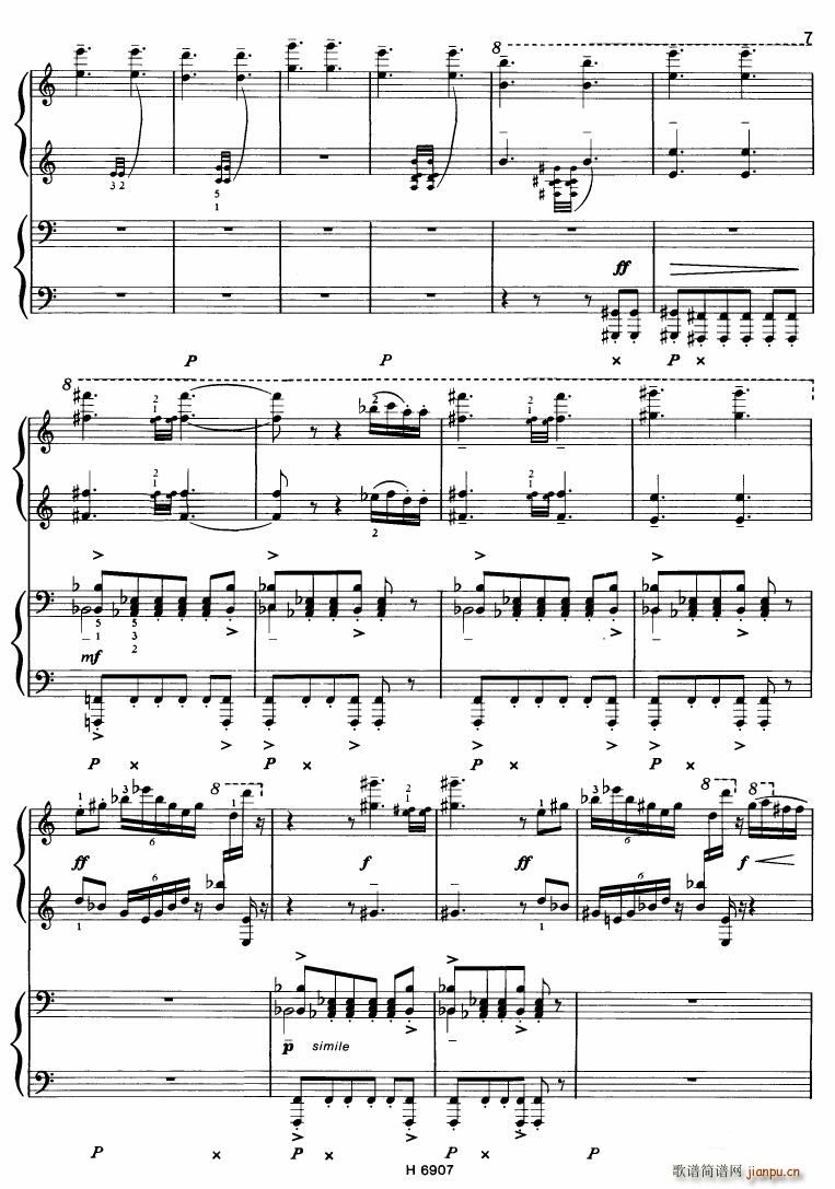 Barton Sonatina for 4 hands7