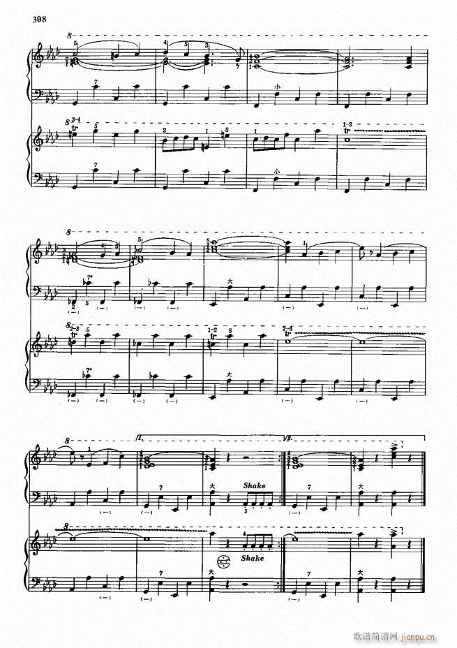 手风琴中外名曲91首301-3528