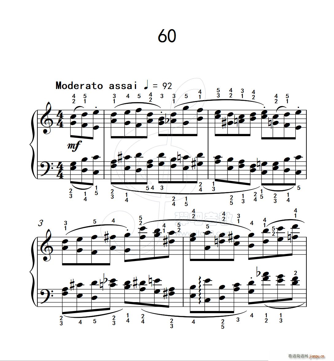 练习曲 60(克拉莫钢琴练习曲60首)1