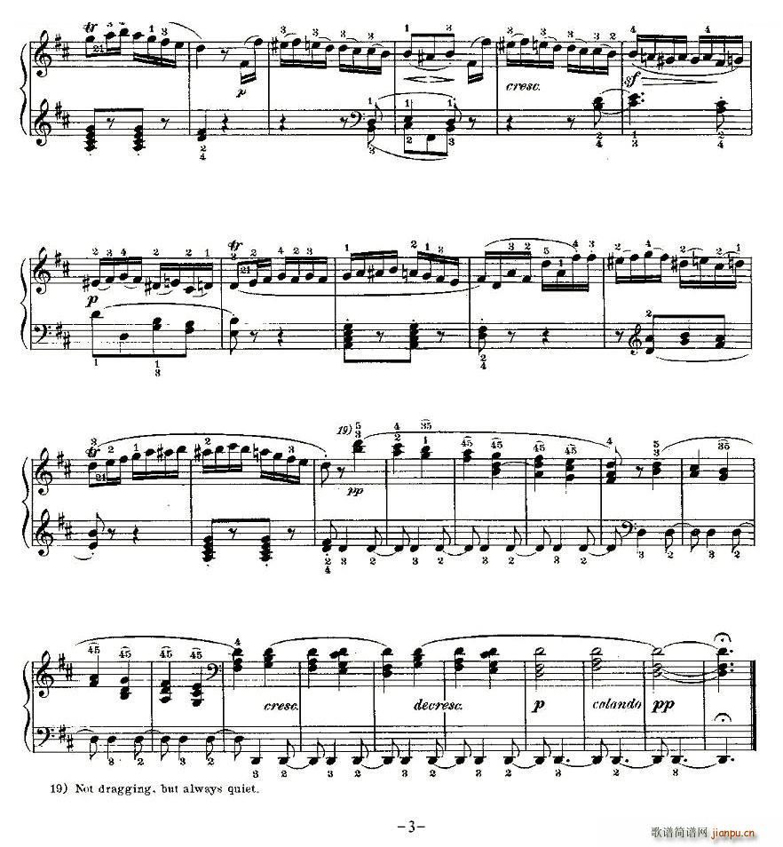 贝多芬钢琴小品（Bagatelles）Op 33 之六3