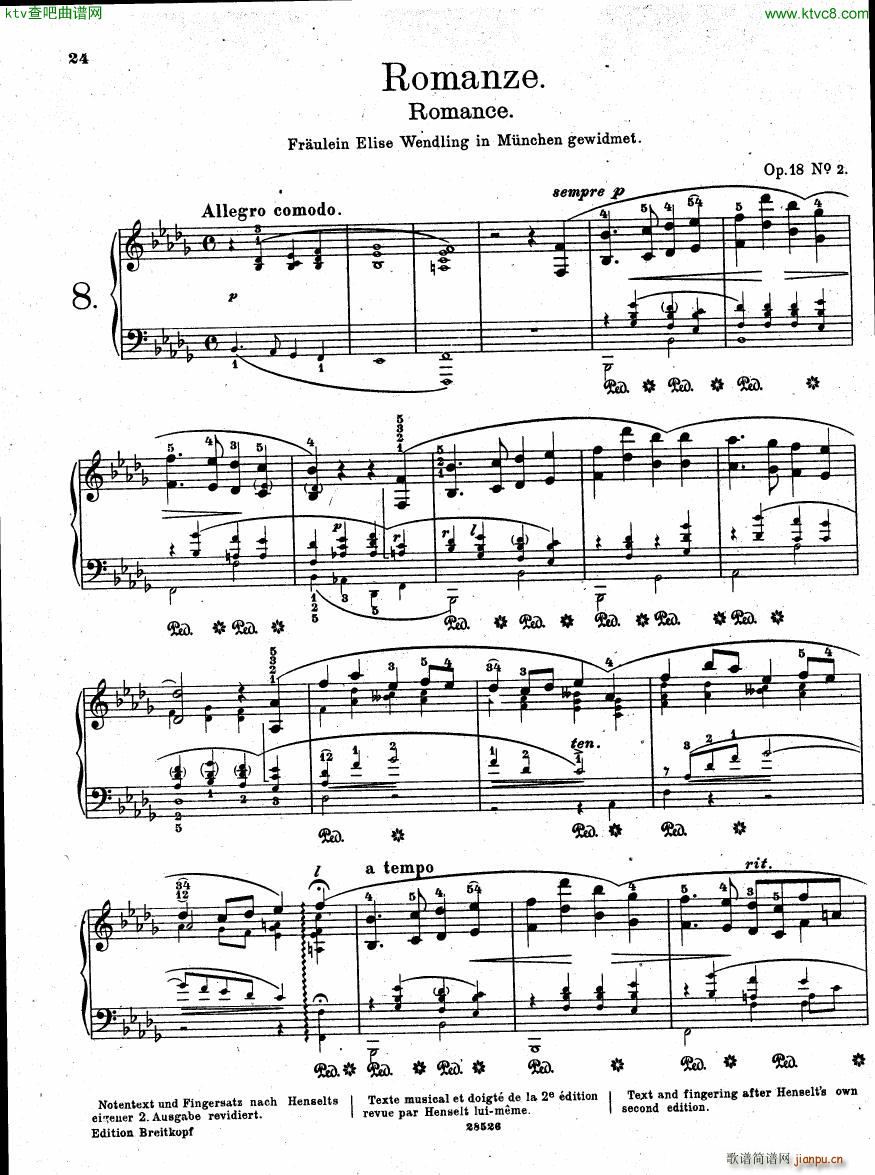 Henselt Piano Solo Album23