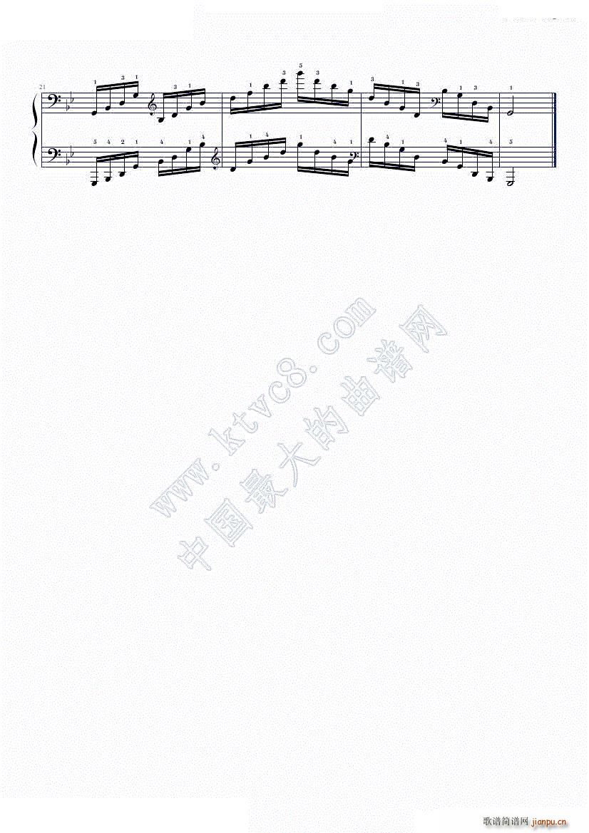 bB大调与g小调-中国音乐家协会钢琴考级 六级音阶（二）3