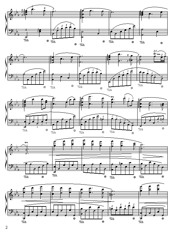 落叶的梦-钢琴谱(钢琴曲)-苗波2