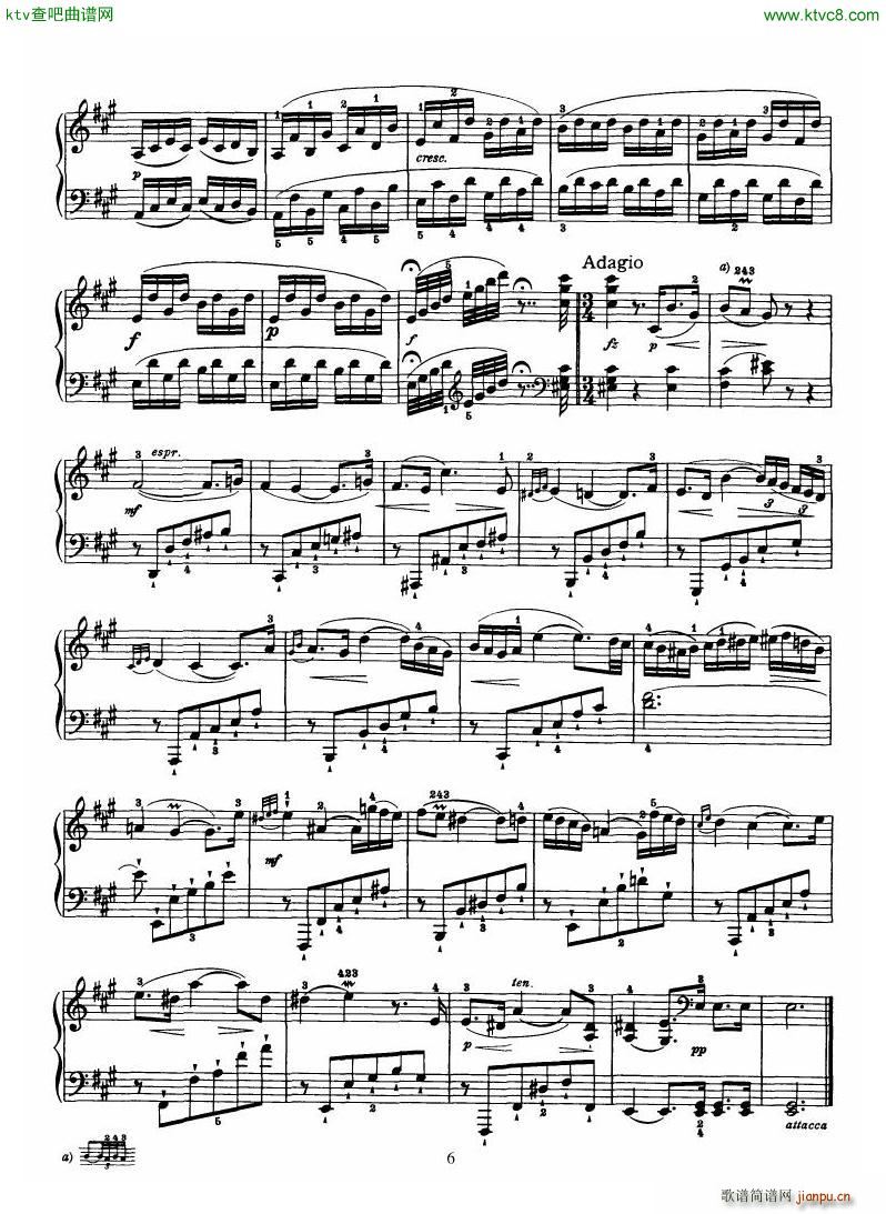 Haydn Piano Sonata No 30 In A6