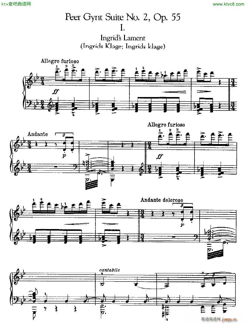 Peer Gynt Suite No 2 Op 551