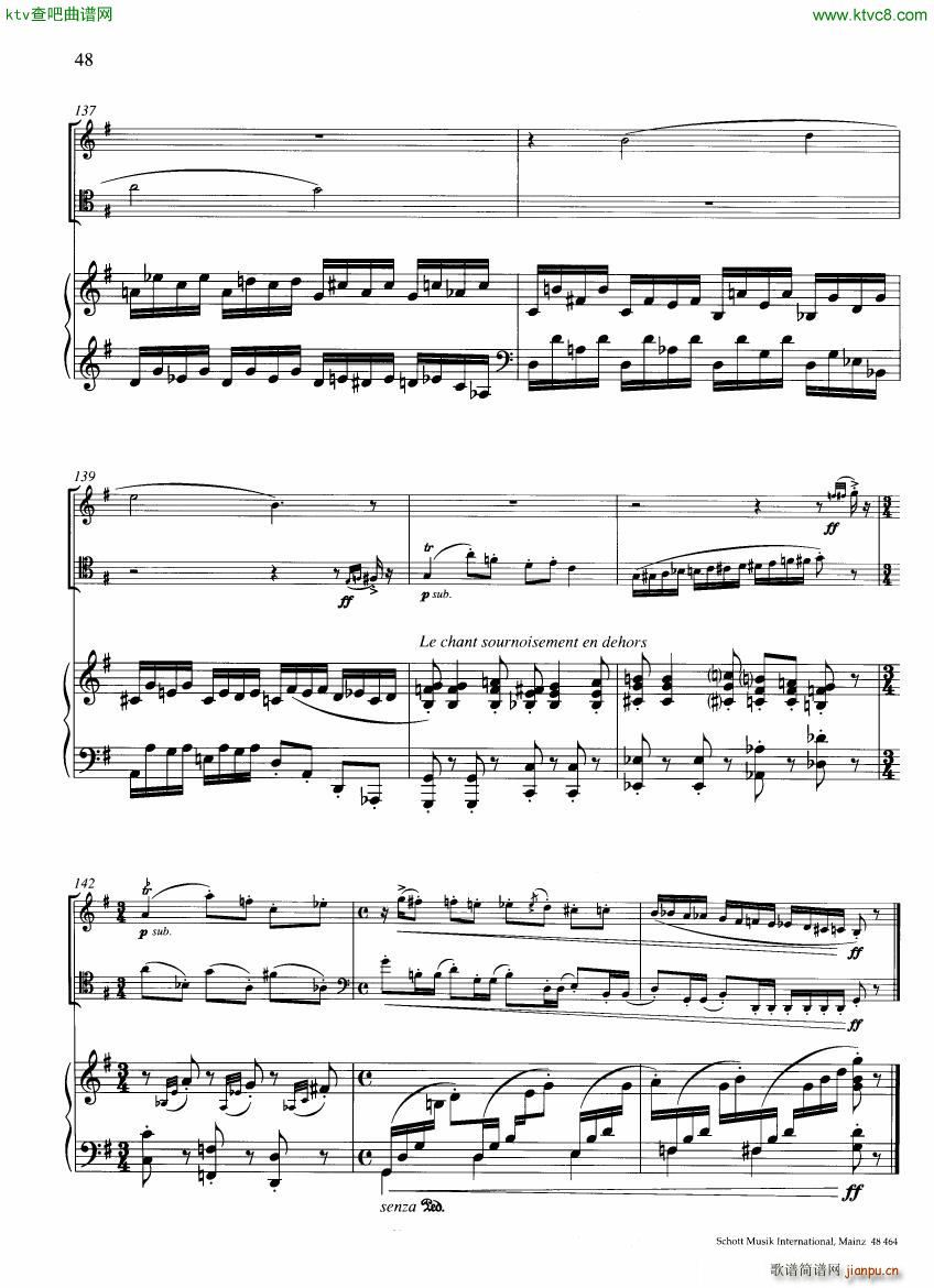 Francaix Trio for oboe bassoon and piano 二15