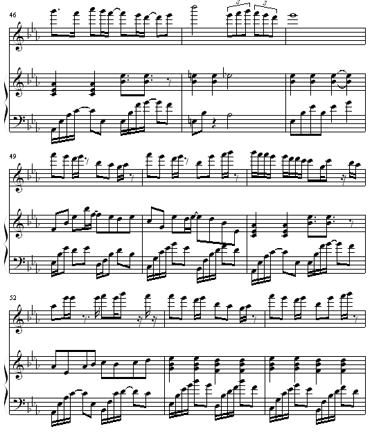 只对你说-钢琴谱(钢琴曲)-林俊杰6